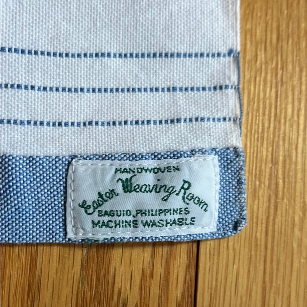 White and Blue Cat Embroidered bib
